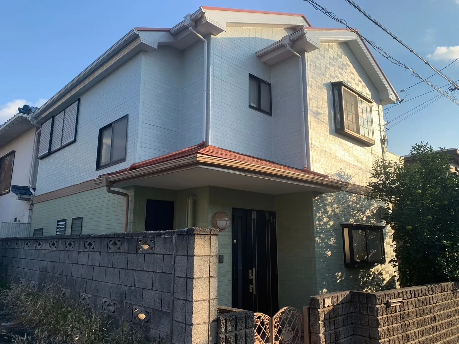 船橋市でサイディングの外壁を塗装させていただきました!